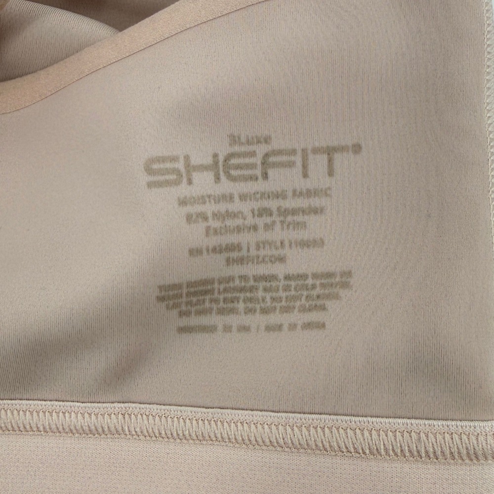 Shefit Flex Sports Bra Front Close Pink 3Luxe 3XL Medium Impact Hook Loop Straps - Picture 7 of 7